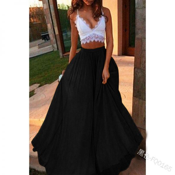 Casual Long Chiffon Maxi Skirts - Image 3