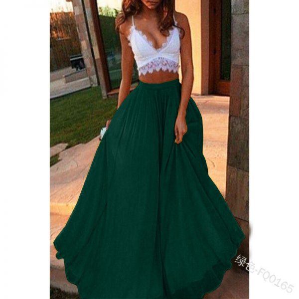 Casual Long Chiffon Maxi Skirts - Image 5