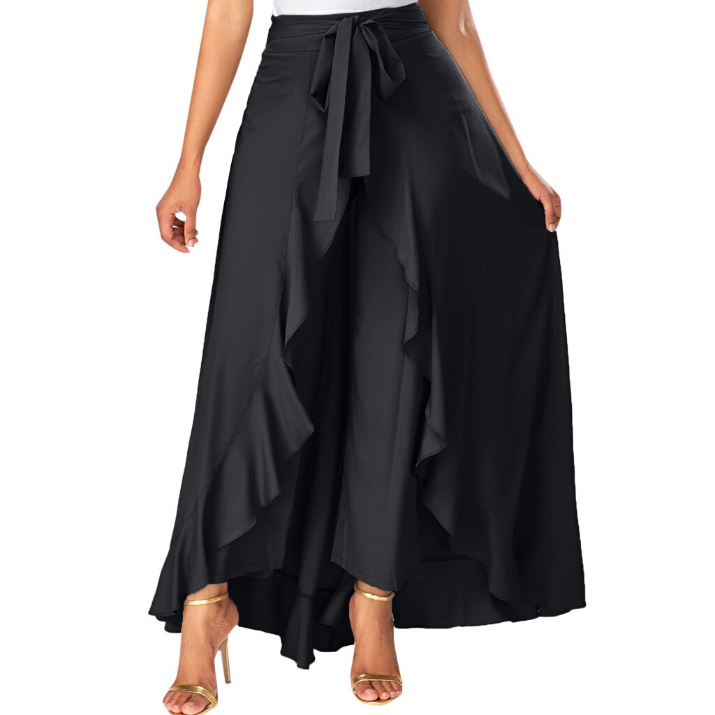Womail Skirts 2019 New Fashion High Waist Stretch Skirt Summer High Waist A Line Bow Long Skirts For Women Casual Holiday J611
